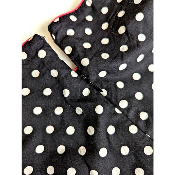 Sam TY polka dot skirt Sz 14 Waist 34" Length24.5'Hips to 46" lined well made - Picture 4 of 9